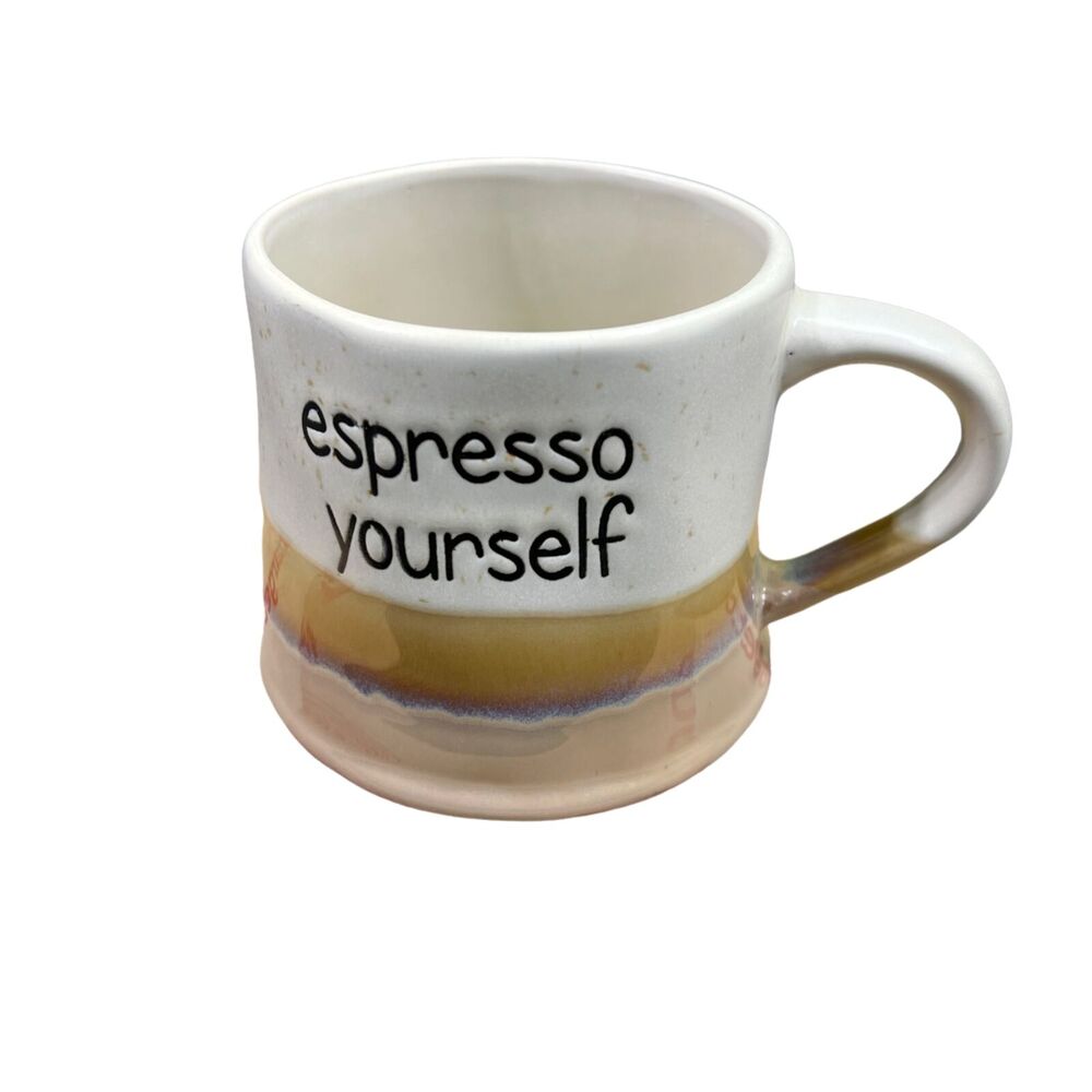 espresso yourself Oversized Coffee Cup Espresso Hot Tea Mug Brown